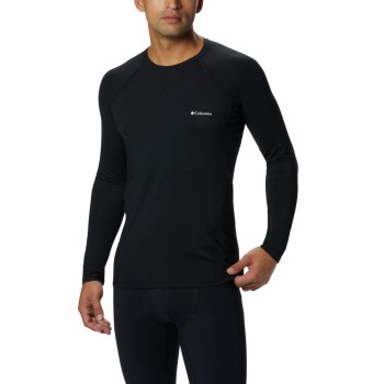 Columbia Sweater Heren, Midweight Stretch Baselayer Long Sleeve Zwart, 87KVYMQNL